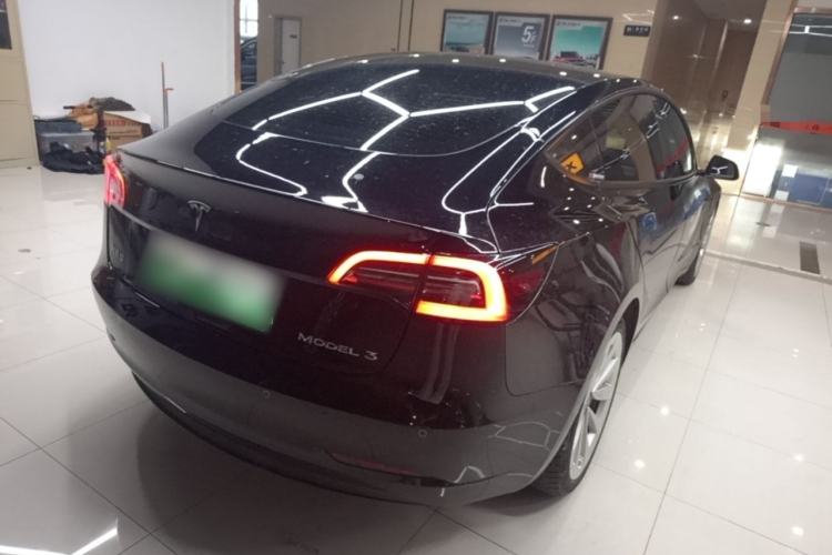 Used Tesla Model 3 2021 Standard Range Rear-Drive Upgraded Version Rear Right 45 Deg