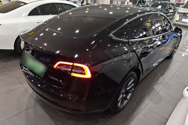 Used Tesla Model 3 2021 Standard Range Rear-Wheel Drive Upgraded Version 3D6 Rear Right 45 Deg