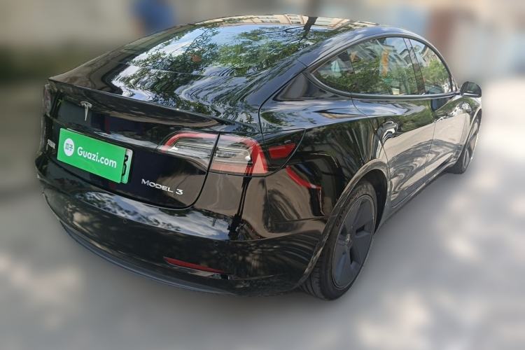 Used Tesla Model 3 2021 Standard Range Rear-Wheel Drive Upgraded Version 3D6 Rear Right 45 Deg