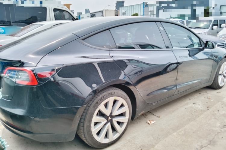 Used Tesla Model 3 2021 Standard Range Rear-Drive Upgraded Version Rear Right 45 Deg