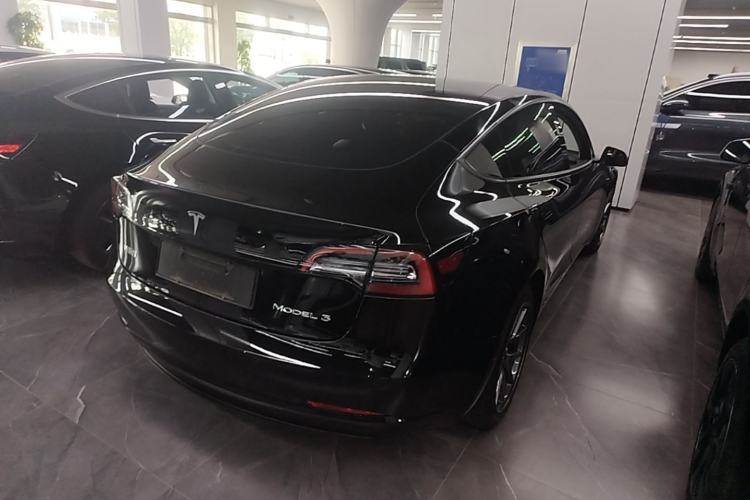 Used Tesla Model 3 2021 Standard Range Rear-Wheel Drive Upgraded Version 3D6 Rear Right 45 Deg