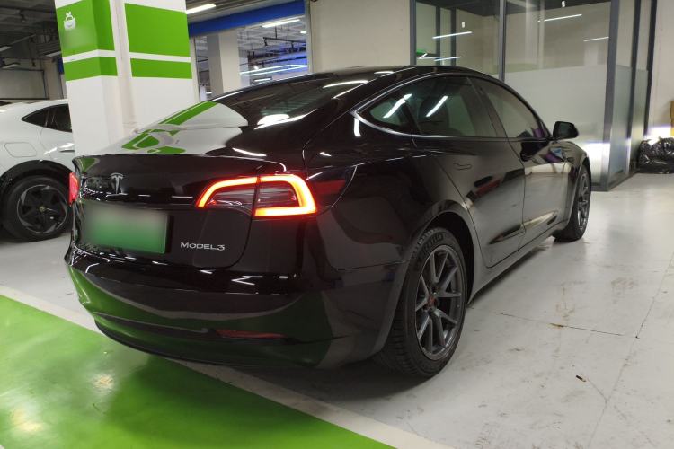 Used Tesla Model 3 2021 Standard Range Rear-Drive Upgraded Version Rear Right 45 Deg