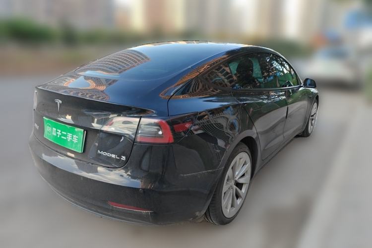 Used Tesla Model 3 2021 Standard Range Rear-Wheel Drive Upgraded Version 3D6 Rear Right 45 Deg