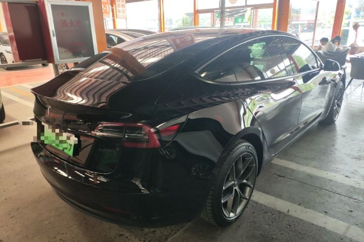 Used Tesla Model 3 2021 Revised Version Standard Range Rear-Wheel Drive Upgraded Edition 3D1 Rear Right 45 Deg