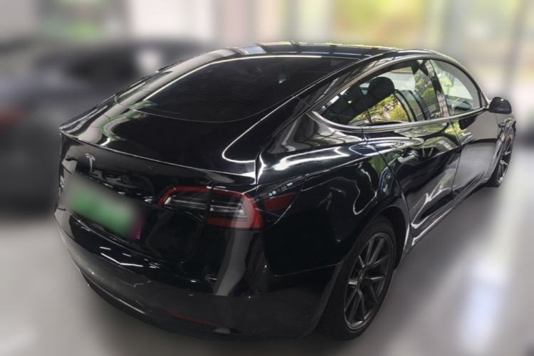 Used Tesla Model 3 2021 Standard Range Rear-Drive Upgraded Version Rear Right 45 Deg