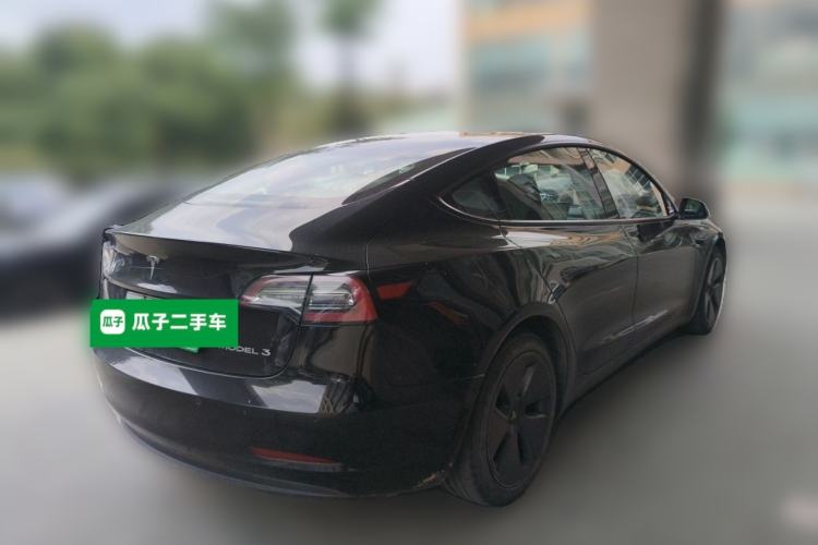 Used Tesla Model 3 2021 Revised Version Standard Range Rear-Wheel Drive Upgraded Edition 3D1 Rear Right 45 Deg