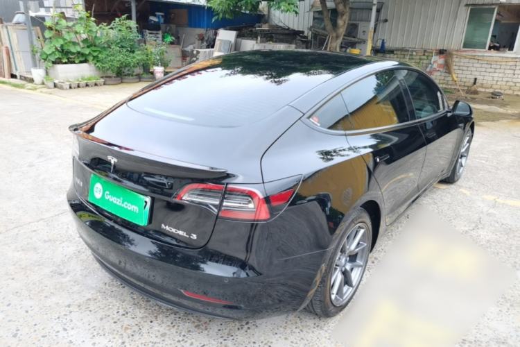 Used Tesla Model 3 2021 Standard Range Rear-Wheel Drive Upgraded Version 3D6 Rear Right 45 Deg