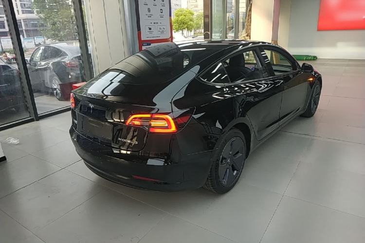 Used Tesla Model 3 2021 Standard Range Rear-Drive Upgraded Version Rear Right 45 Deg