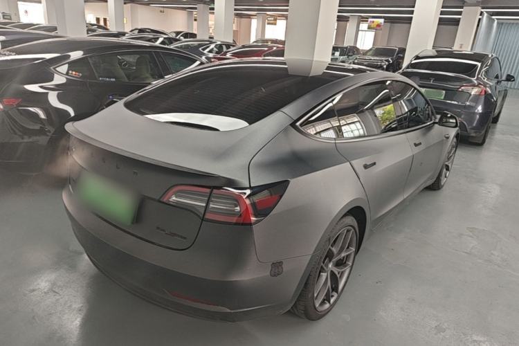 Used Tesla Model 3 2021 Revised Version II – Performance High-Performance All-Wheel-Drive Edition Rear Right 45 Deg
