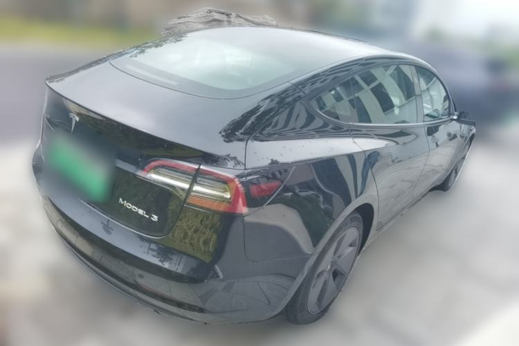 Used Tesla Model 3 2021 Standard Range Rear-Wheel Drive Upgraded Version 3D6 Rear Right 45 Deg