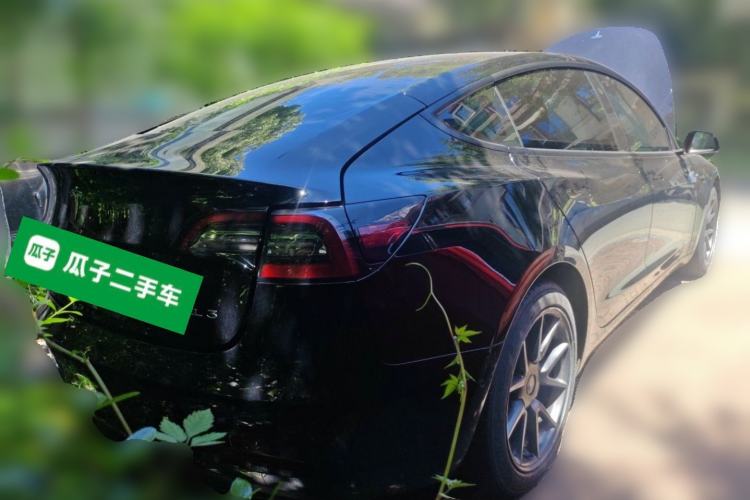 Used Tesla Model 3 2021 Standard Range Rear-Wheel Drive Upgraded Version 3D6 Rear Right 45 Deg