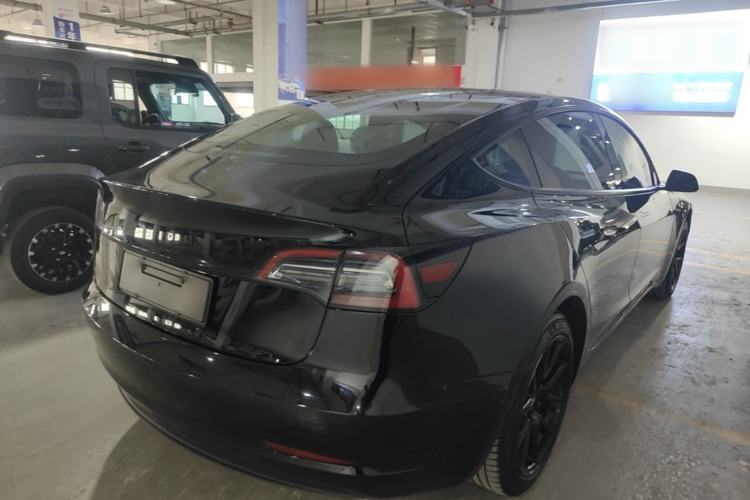 Used Tesla Model 3 2021 Standard Range Rear-Wheel Drive Upgraded Version 3D6 Rear Right 45 Deg