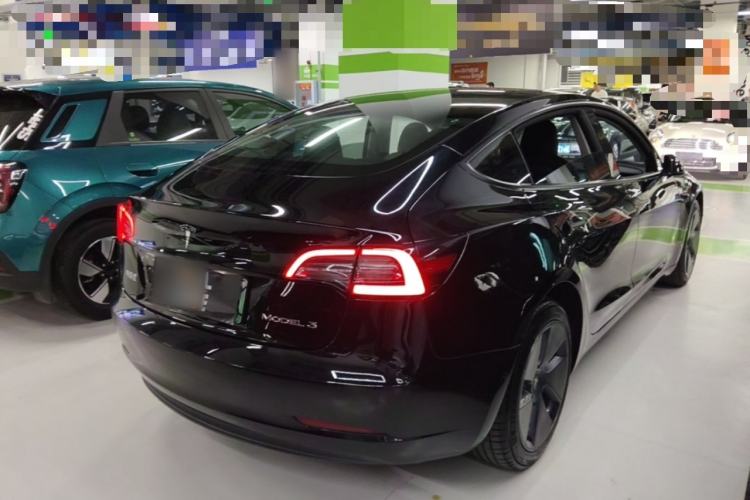 Used Tesla Model 3 2021 Revised Version Standard Range Rear-Wheel Drive Upgraded Edition 3D1 Rear Right 45 Deg