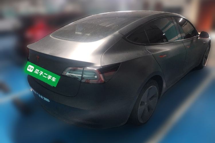 Used Tesla Model 3 2021 Standard Range Rear-Wheel Drive Upgraded Version 3D6 Rear Right 45 Deg