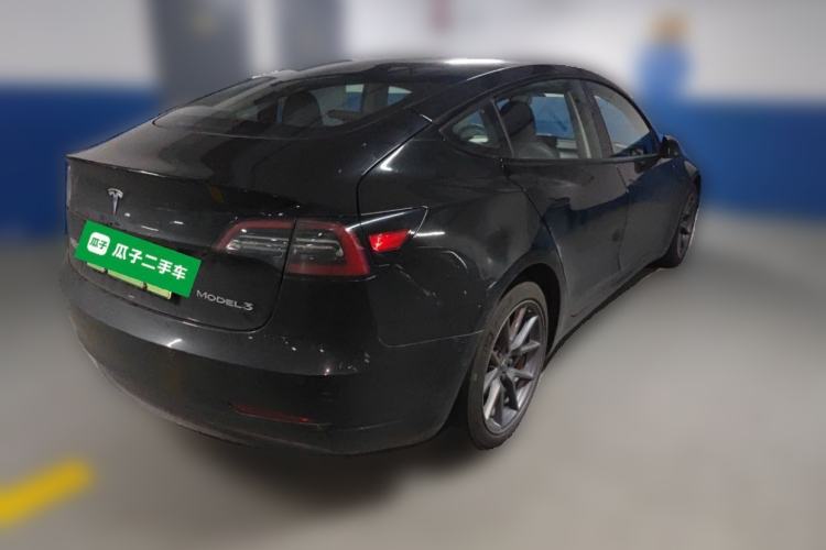 Used Tesla Model 3 2021 Revised Version Standard Range Rear-Wheel Drive Upgraded Edition 3D1 Rear Right 45 Deg
