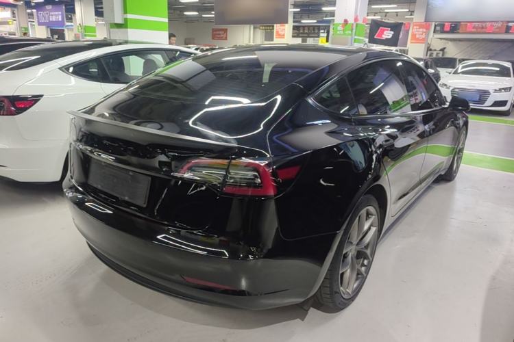 Used Tesla Model 3 2021 Revised Version II – Performance High-Performance All-Wheel-Drive Edition Rear Right 45 Deg