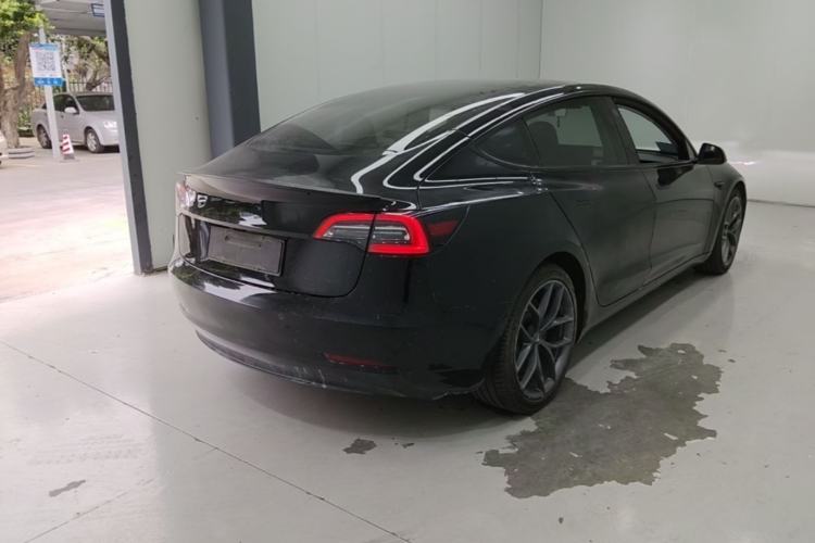 Used Tesla Model 3 2021 Performance High-Performance All-Wheel-Drive Version Rear Right 45 Deg