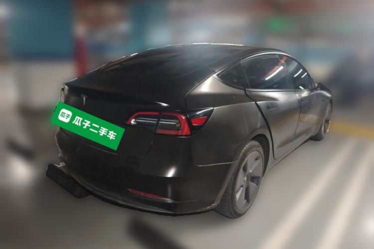 Used Tesla Model 3 2021 Standard Range Rear-Wheel Drive Upgraded Version 3D6 Rear Right 45 Deg