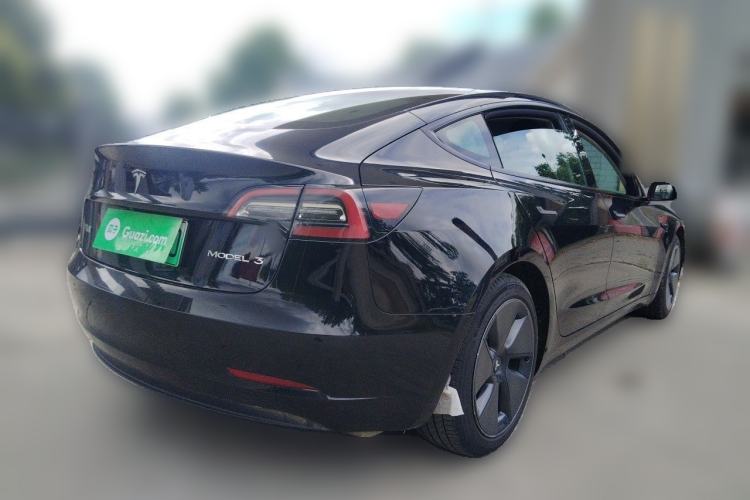 Used Tesla Model 3 2021 Standard Range Rear-Wheel Drive Upgraded Version 3D6 Rear Right 45 Deg