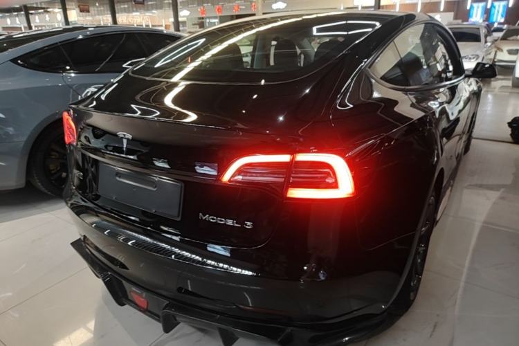 Used Tesla Model 3 2021 Standard Range Rear-Drive Upgraded Version Rear Right 45 Deg
