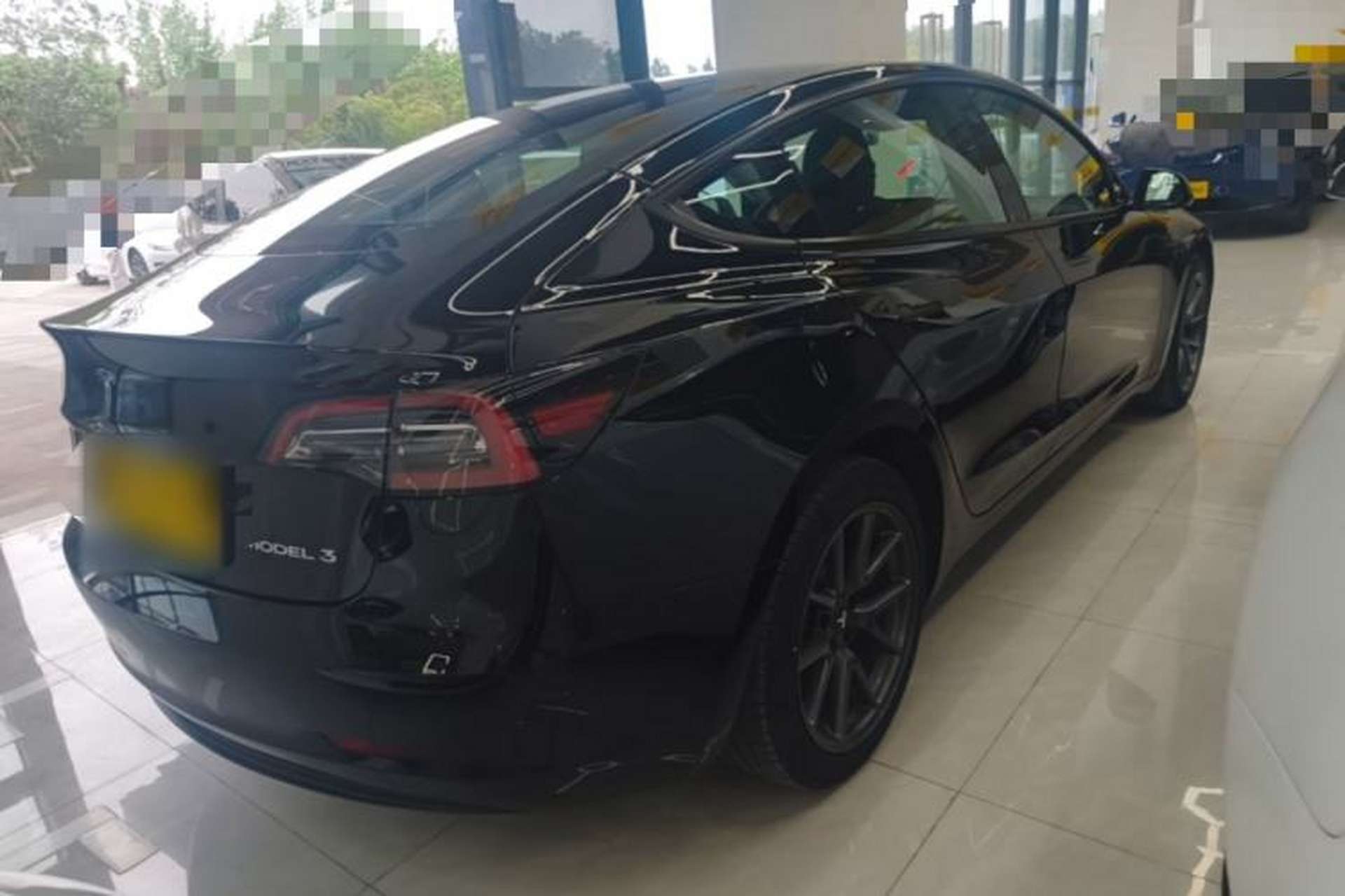 Used Tesla Model 3 2021 Standard Range Rear-Wheel Drive Upgraded Version 3D6 Rear Right 45 Deg