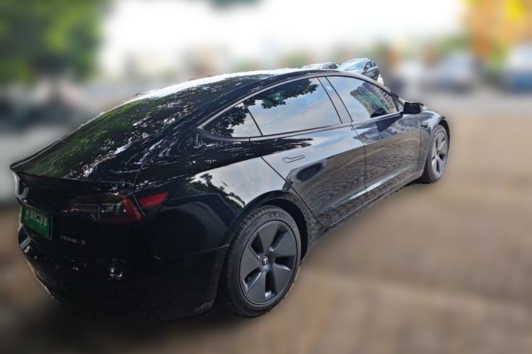 Used Tesla Model 3 2021 Standard Range Rear-Wheel Drive Upgraded Version 3D6 Rear Right 45 Deg