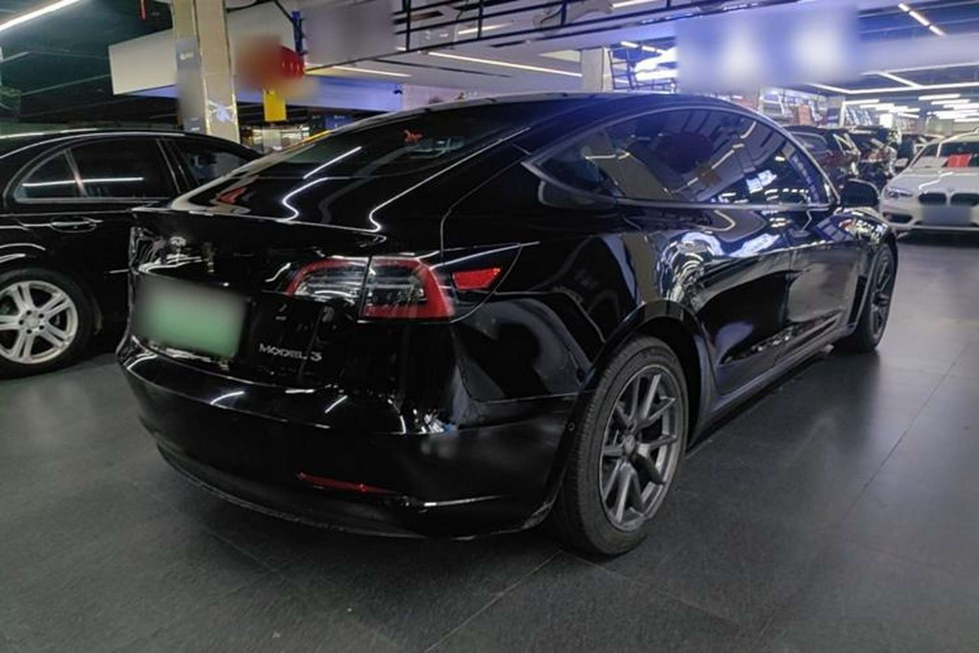 Used Tesla Model 3 2021 Standard Range Rear-Wheel Drive Upgraded Version 3D6 Rear Right 45 Deg