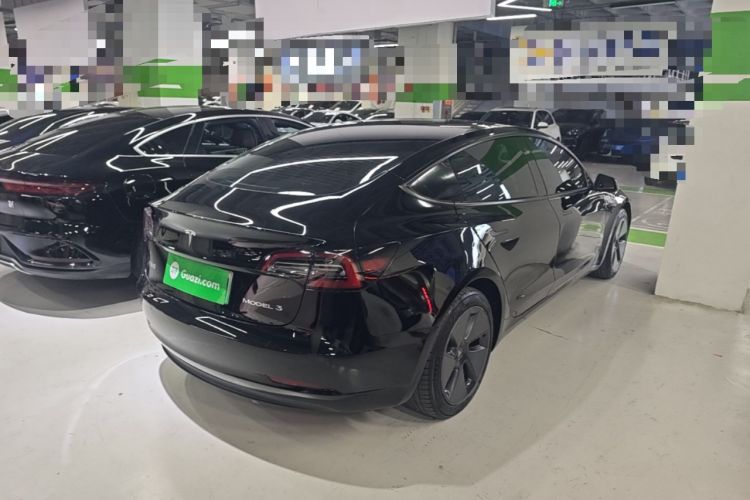 Used Tesla Model 3 2021 Revised Version Standard Range Rear-Wheel Drive Upgraded Edition 3D1 Rear Right 45 Deg