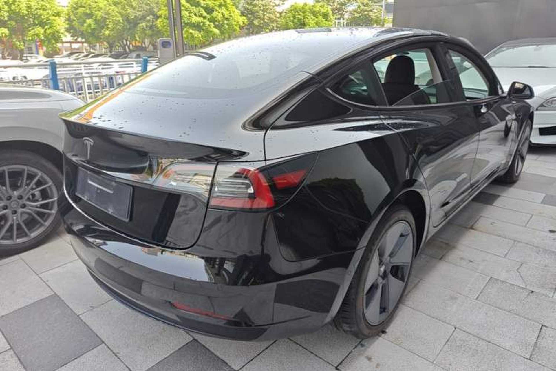 Used Tesla Model 3 2021 Standard Range Rear-Wheel Drive Upgraded Version 3D6 Rear Right 45 Deg