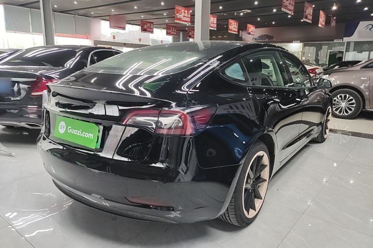 Used Tesla Model 3 2021 Standard Range Rear-Wheel Drive Upgraded Version 3D6 Rear Right 45 Deg