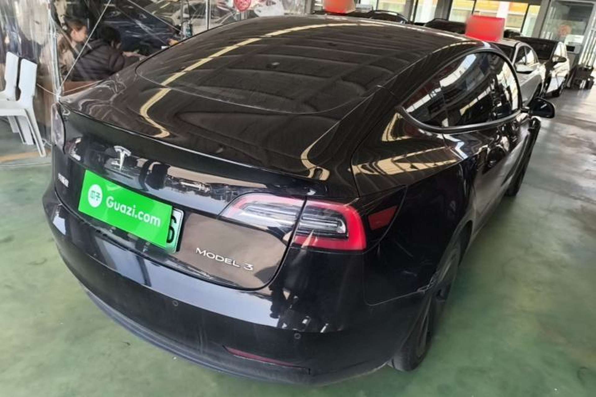 Used Tesla Model 3 2021 Standard Range Rear-Drive Upgraded Version Rear Right 45 Deg