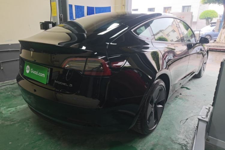 Used Tesla Model 3 2021 Standard Range Rear-Drive Upgraded Version Rear Right 45 Deg