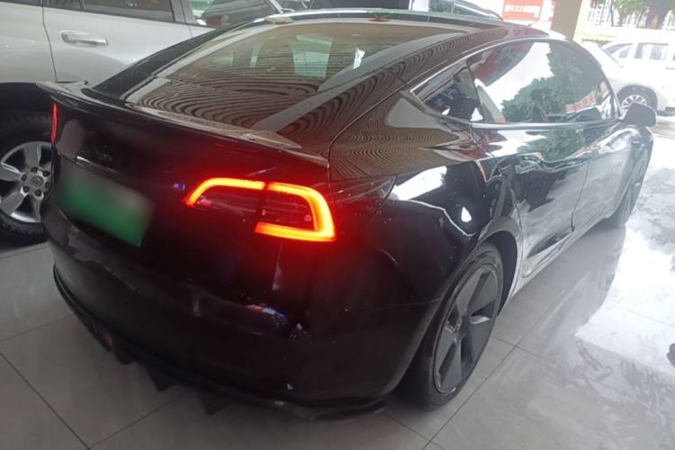 Used Tesla Model 3 2021 Revised Version Standard Range Rear-Wheel Drive Upgraded Edition 3D1 Rear Right 45 Deg