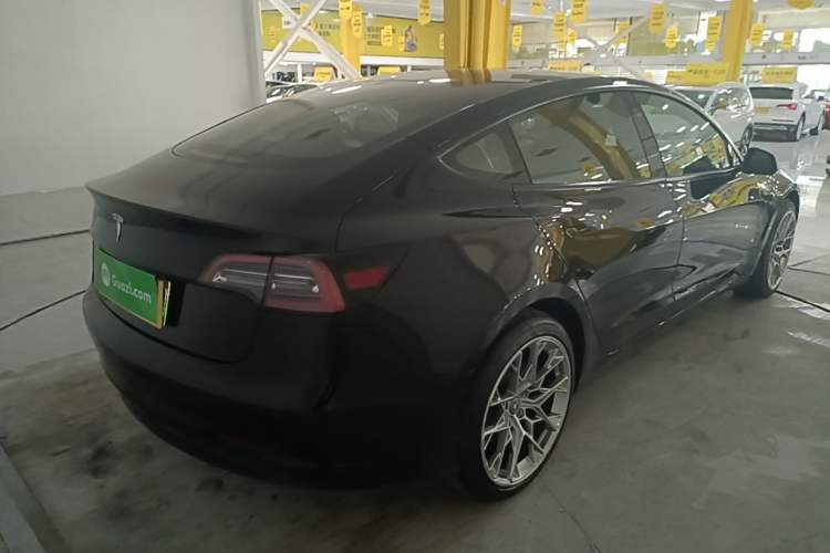 Used Tesla Model 3 2021 Revised Version Standard Range Rear-Wheel Drive Upgraded Edition 3D1 Rear Right 45 Deg