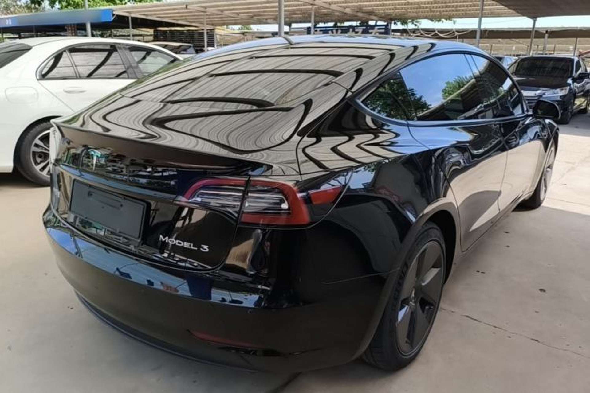 Used Tesla Model 3 2021 Revised Version Standard Range Rear-Wheel Drive Upgraded Edition 3D1 Rear Right 45 Deg