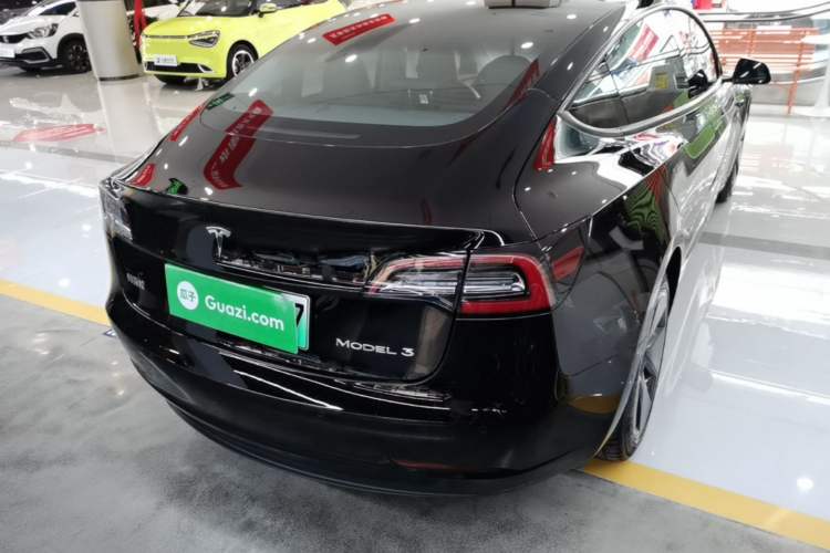Used Tesla Model 3 2021 Revised Version Standard Range Rear-Wheel Drive Upgraded Edition 3D1 Rear Right 45 Deg