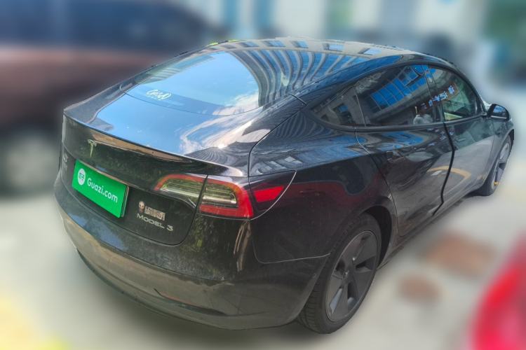 Used Tesla Model 3 2021 Standard Range Rear-Wheel Drive Upgraded Version 3D6 Rear Right 45 Deg