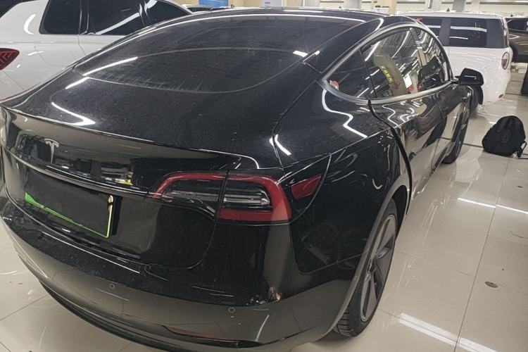 Used Tesla Model 3 2021 Standard Range Rear-Wheel Drive Upgraded Version 3D6 Rear Right 45 Deg