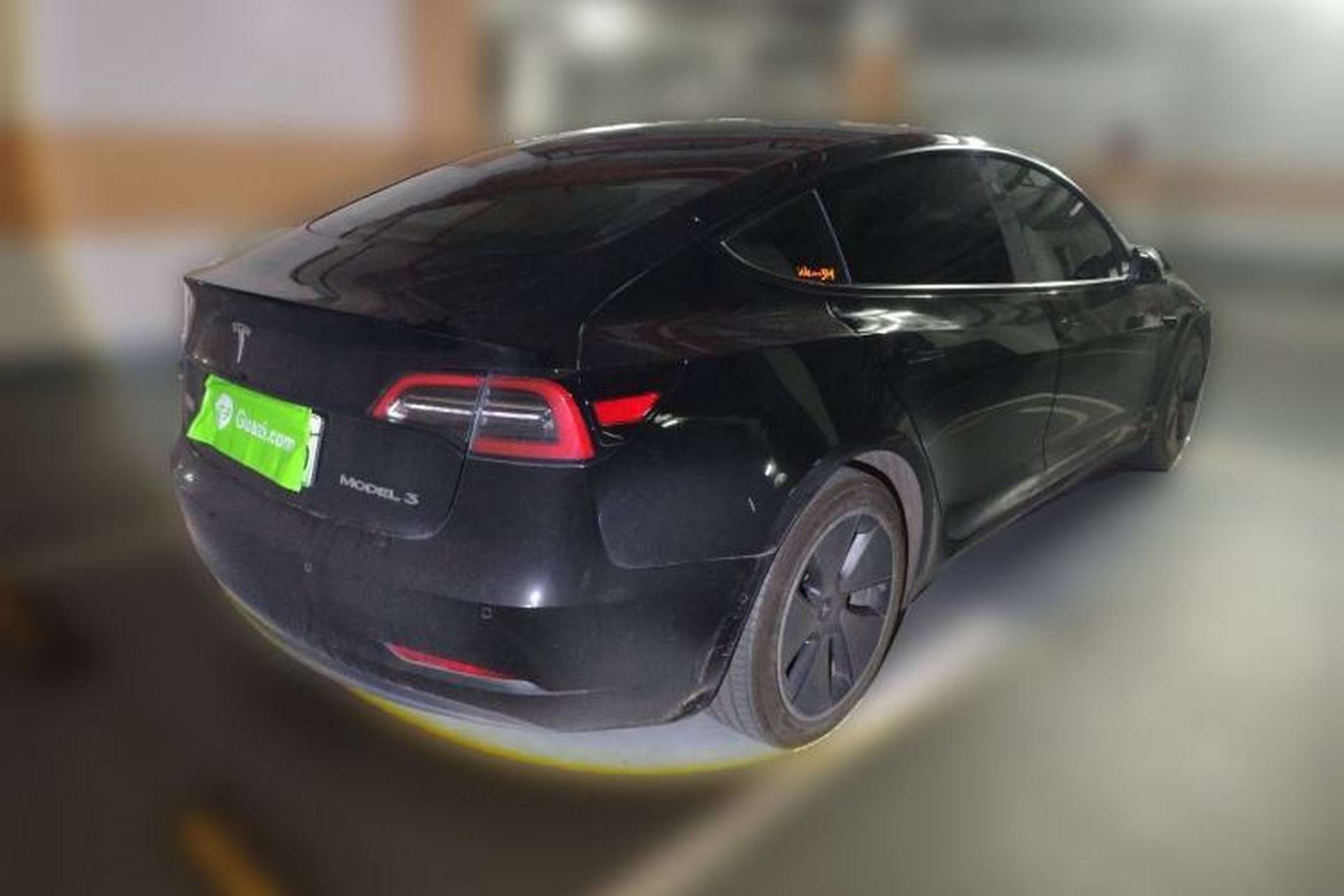 Used Tesla Model 3 2021 Standard Range Rear-Drive Upgraded Version Rear Right 45 Deg
