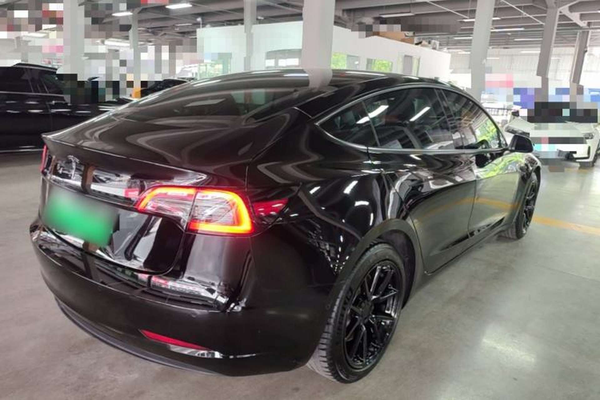 Used Tesla Model 3 2021 Revised Version Standard Range Rear-Wheel Drive Upgraded Edition 3D1 Rear Right 45 Deg