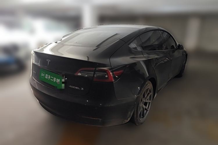 Used Tesla Model 3 2021 Standard Range Rear-Drive Upgraded Version Rear Right 45 Deg