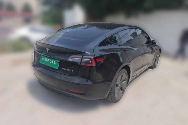 Used Tesla Model 3 2021 Revised Version Standard Range Rear-Wheel Drive Upgraded Edition 3D1 Rear Right 45 Deg