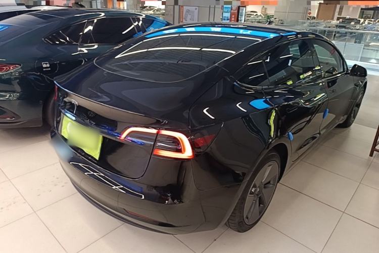 Used Tesla Model 3 2021 Standard Range Rear-Drive Upgraded Version Rear Right 45 Deg