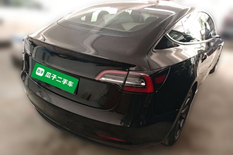 Used Tesla Model 3 2021 Standard Range Rear-Wheel Drive Upgraded Version 3D6 Rear Right 45 Deg