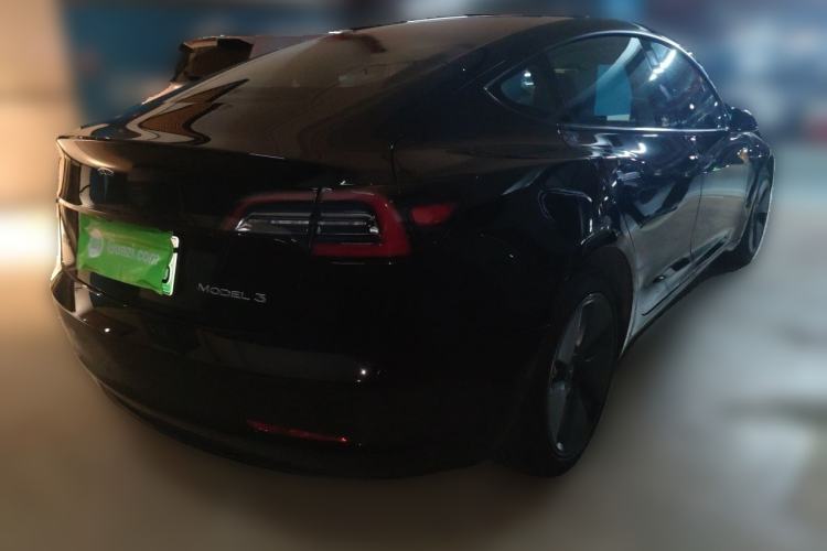 Used Tesla Model 3 2021 Standard Range Rear-Drive Upgraded Version Rear Right 45 Deg