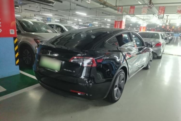 Used Tesla Model 3 2021 Standard Range Rear-Wheel Drive Upgraded Version 3D6 Rear Right 45 Deg