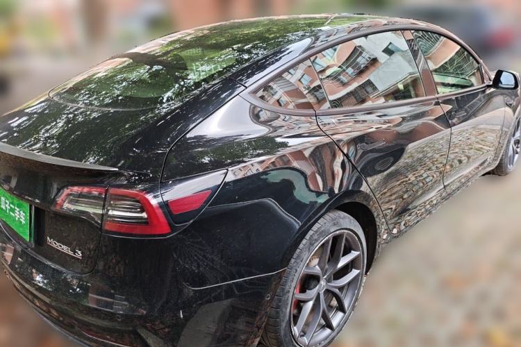 Used Tesla Model 3 2021 Revised Version II – Performance High-Performance All-Wheel-Drive Edition Rear Right 45 Deg