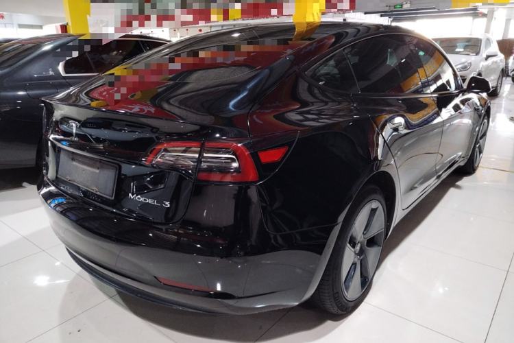 Used Tesla Model 3 2021 Standard Range Rear-Wheel Drive Upgraded Version 3D6 Rear Right 45 Deg