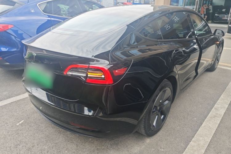 Used Tesla Model 3 2021 Revised Version Standard Range Rear-Wheel Drive Upgraded Edition 3D1 Rear Right 45 Deg