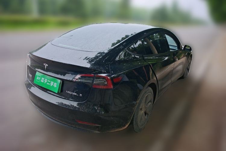Used Tesla Model 3 2021 Standard Range Rear-Wheel Drive Upgraded Version 3D6 Rear Right 45 Deg
